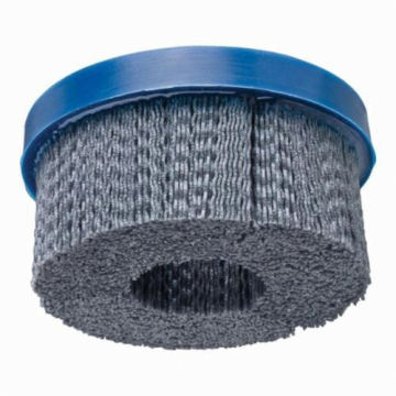 Brosse de disque turbo à filament abrasif en carbure de silicium industriel pour polissage en alliage en aluminium